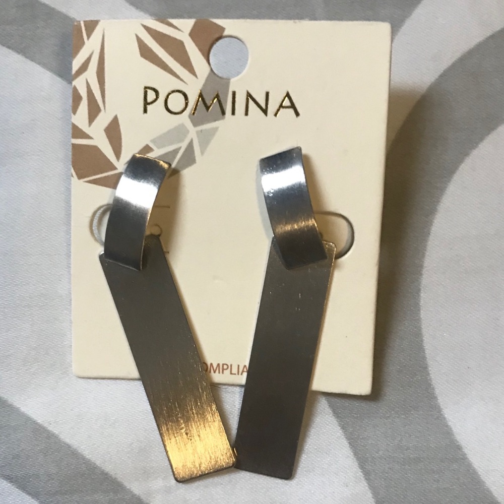 Silver earrings